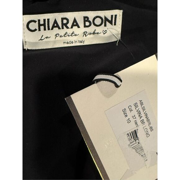 Chiara Boni La Petite Robe Silvina Embellished Cut-Out Gown Size US 10 - Picture 12 of 14